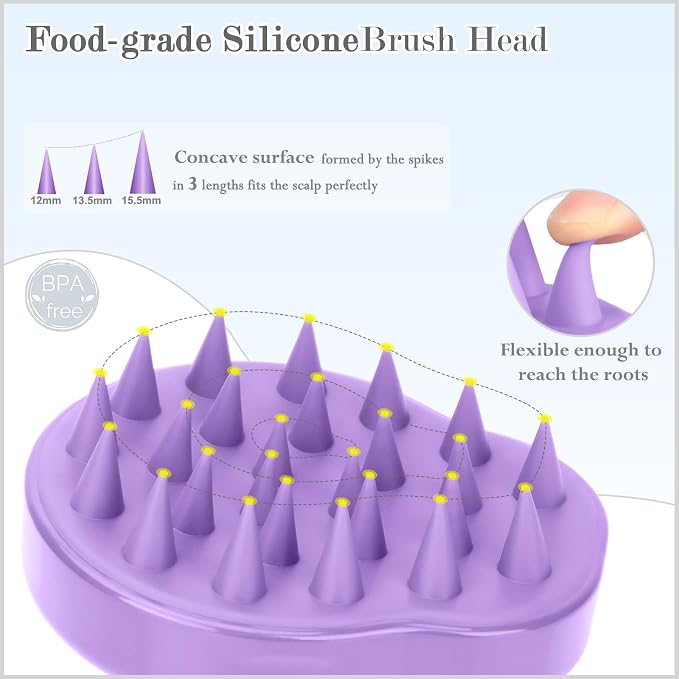 FREATECH Hair Scalp Massager Shampoo Brush - Image 3