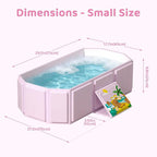 Portable Bathtub, Foldable Bathtub No Installation, Bathroom SPA Soaking Tub - Image 3