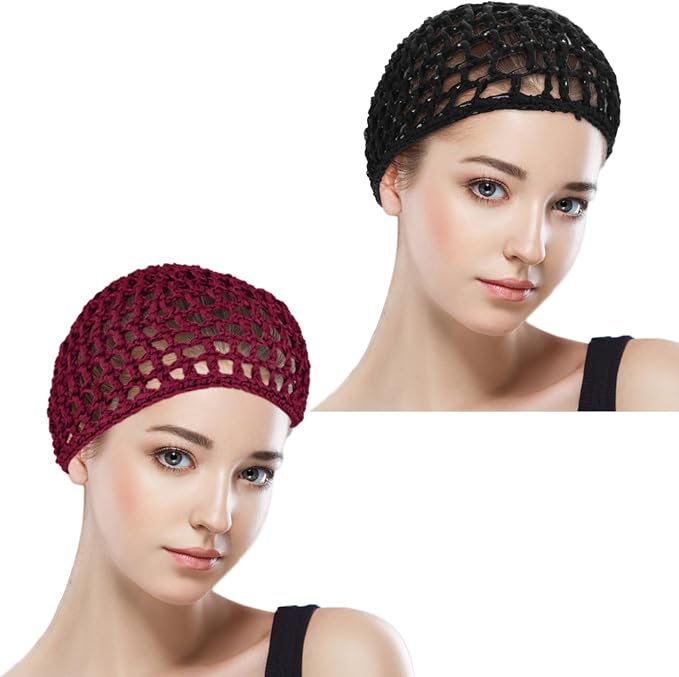 WLLHYF Wig Cap Thick Long Hair Caps Adjustable Net Mesh Braided Weaving Making - Image 7
