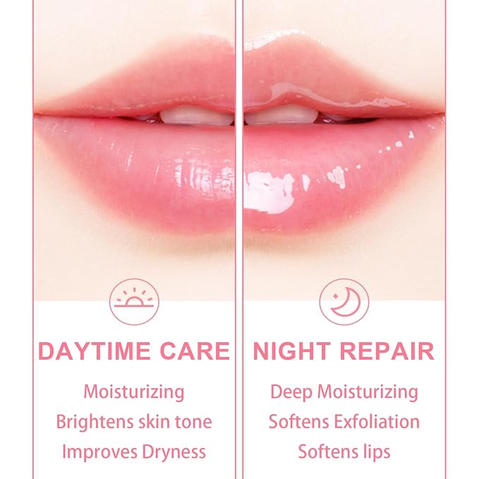 3 PCS Bee Lip Balm Lip Mask Honey Pot, Watermelon & Cherry & Coconut Lip Mask - Image 4