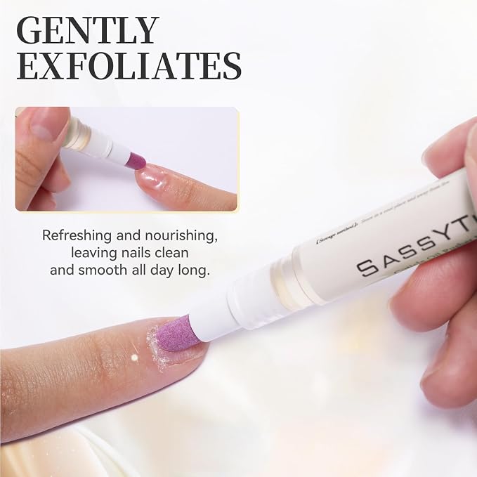 Ceramic Cuticle Pusher & Oil Pen + Cuticle Remover Gel – Gentle Nail Care Kit - Image 3