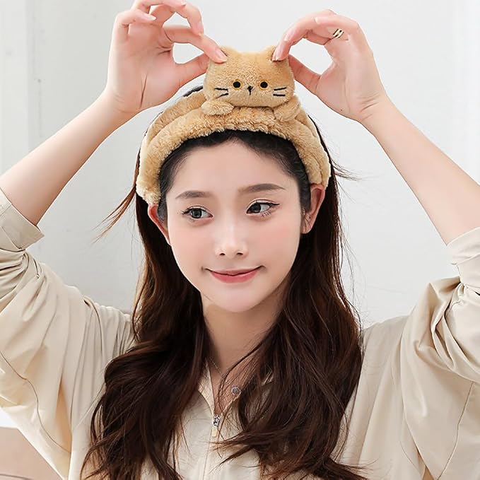 PERFECTSIGHT Spa Headband for Washing Face, 2 Pack Cute Hair Band for Shower - Image 7