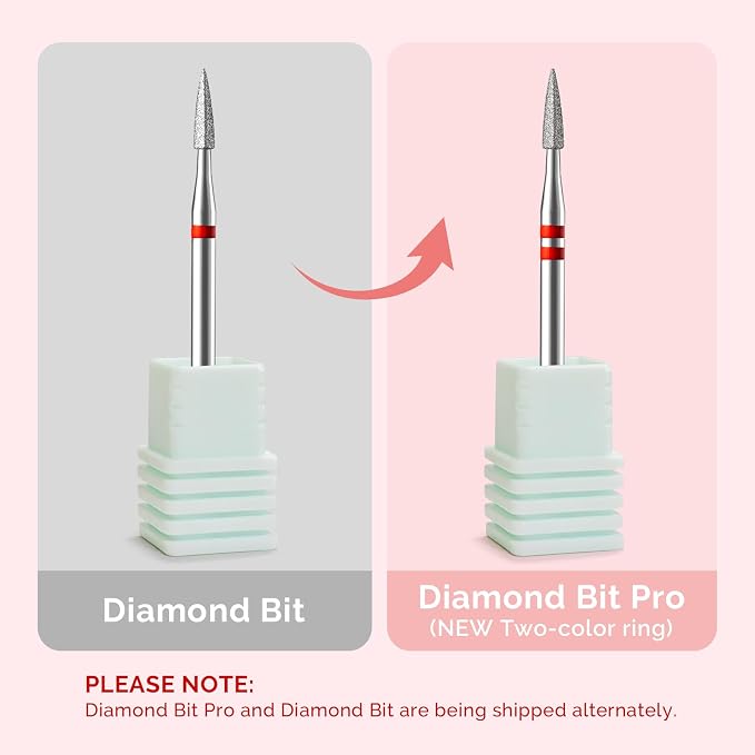 MelodySusie 1.8mm Flame Pentagon Shape Cuticle Clean Nail Drill Bit 3/32'' - Image 3