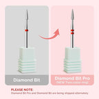 MelodySusie 1.8mm Flame Pentagon Shape Cuticle Clean Nail Drill Bit 3/32'' - Image 3