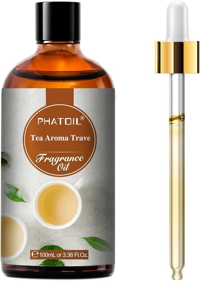 PHATOIL 100ML Tea Aroma Travel Fragrance Oils, Huge 3.38fl.oz Bottle Tea Aroma by PHATOIL
