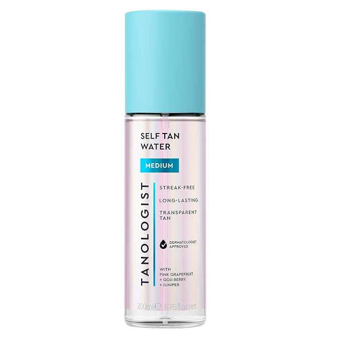 Tanologist Medium Self Tan Water, Streak-Free Tanning Mist, Natural Bronze by Tanologist