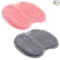 2PACK Shower Foot Scrubber Mat Back Washer Back Exfoliating Bath Wash Pad Wall by SZZYXD