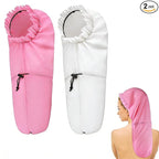 2 Pcs Large Shower Cap for Braids, Extra Long Shower Cap for Women Long Hair & by Unknown