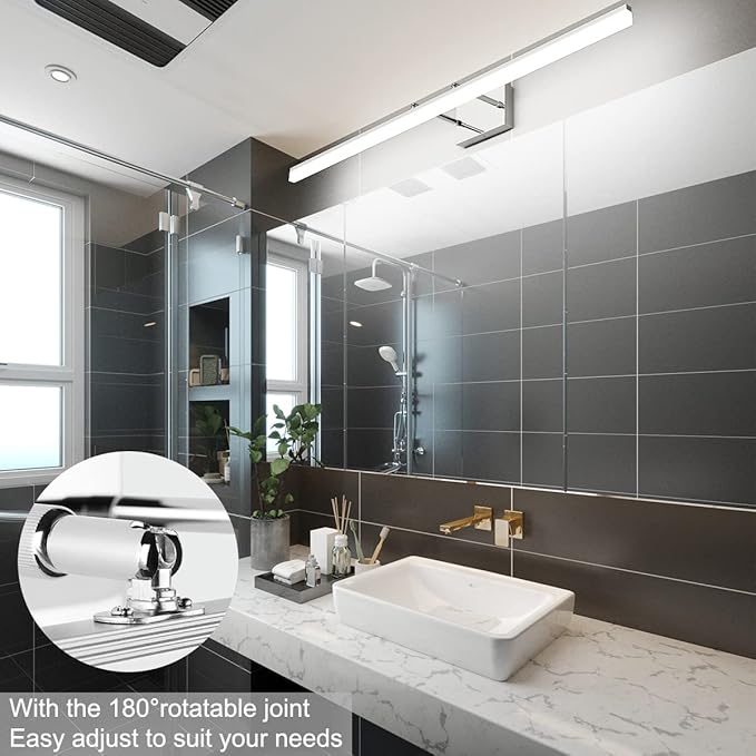 Aipsun 48 inch LED Vanity Lights Adjustable Bathroom Wall Light Fixtures - Image 3