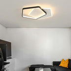 Shine LUEST Modern LED Ceiling Light Fixture Dimmable Black Flush Mount Ceiling - Image 5