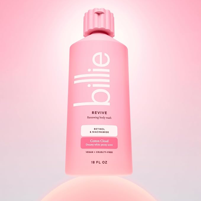 Billie Reviving and Renewing Women's Body Wash, 18 fl oz, Cotton Cloud Scent - Image 3