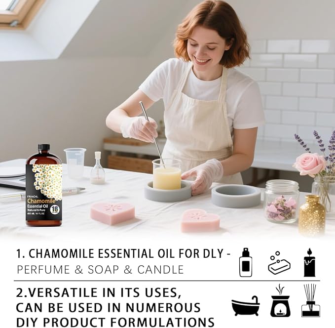Chamomile Essential Oil, Chamomile Oil 16 Fl Oz 480 ML - Image 7