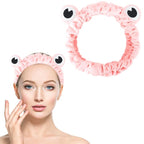 Jowmoy Pink Frog Eye Elastic Headband - Image 8