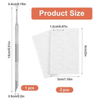 Cuticle Pusher and Cutter Remover, Professional Dual-Ended Stainless Steel Nail - Image 4