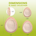 Bukihome Extra Thick Callus Remover, Felt Callus Pads, Protect Calluses from - Image 7