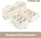 VERONLY Cosmetic Storage Bins Makeup Organizer, Adjustable Multifunction - Image 3