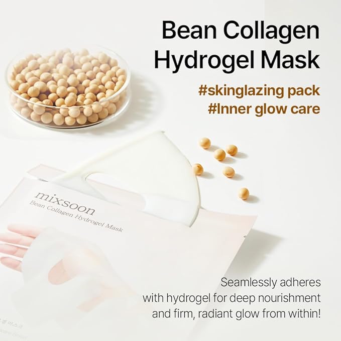 mixsoon Bean Collagen Hydrogel Mask Hydration All-In-One Firming, Soothing Gel - Image 2