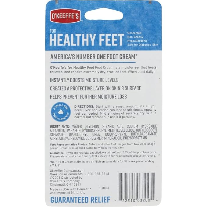 O'Keeffe's Healthy FEET Foot Cream - Image 5