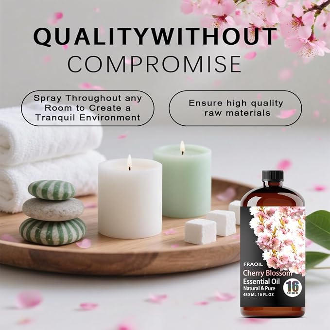 Cherry Blossom Essential Oil, Cherry Blossom Oil 16 Fl Oz 480 ML - Image 2