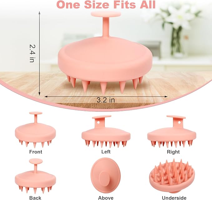 Meartchy Silicone Scalp Massager, Scalp Scrubber - Image 2