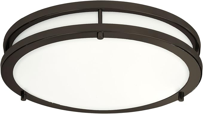 LB72160 LED Flush Mount Ceiling Light, 12 inch, 15W Dimmable 1200lm, 5000K by Light+Blue+USA