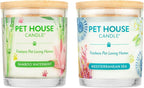 Pet House Candles, Clean Burning, Long Lasting Scented Pet Odor Candles by OneFurAll