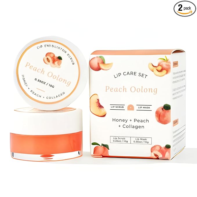 Lip Mask & Scrub Set, Overnight Moisturizer by benatu