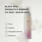 haruharu Wonder Black Rice Probiotics 2% NAD+ Serum Mist, Ultra-Fine Mist - Image 2