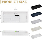 Silicone Bathroom Tray Small Vanity Organizer Rectangle Sink Caddy Sponge - Image 6