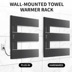 Verida Towel Warmer Rack, Support Hardwired and Plug-in, Wall-Mounted Electric - Image 7