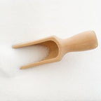Wooden Scoop 2Standard 2Mini bath salt scoop Natural Beech Wood Scoop - Image 2