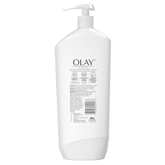 Olay Body Lotion for Women, Soothing Dryness Relief, 24hr Moisturizing & Deep - Image 7