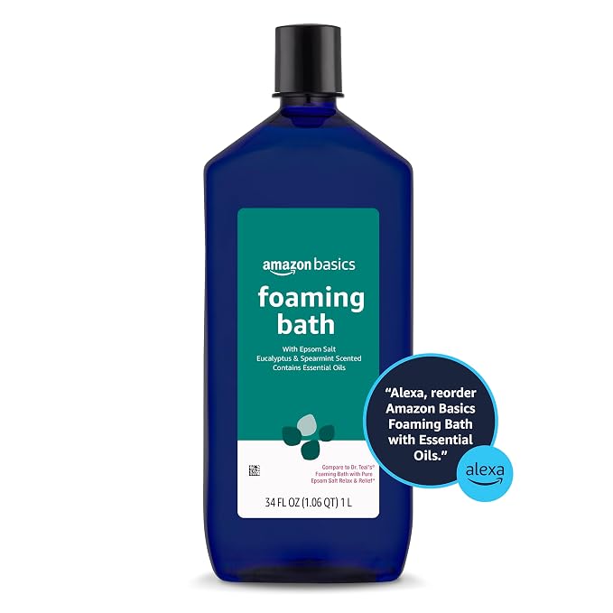 Amazon Basics Eucalyptus & Spearmint Scented Foaming Bath - Image 4
