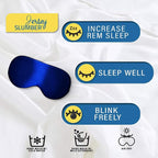 Silk Sleep Eye Mask for Men Women, Comfortable Super Soft Eye Mask - Image 2