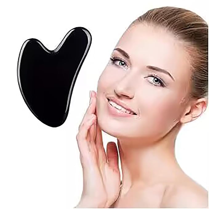 Gua Sha Facial Tools Black Guasha Stone - Image 6