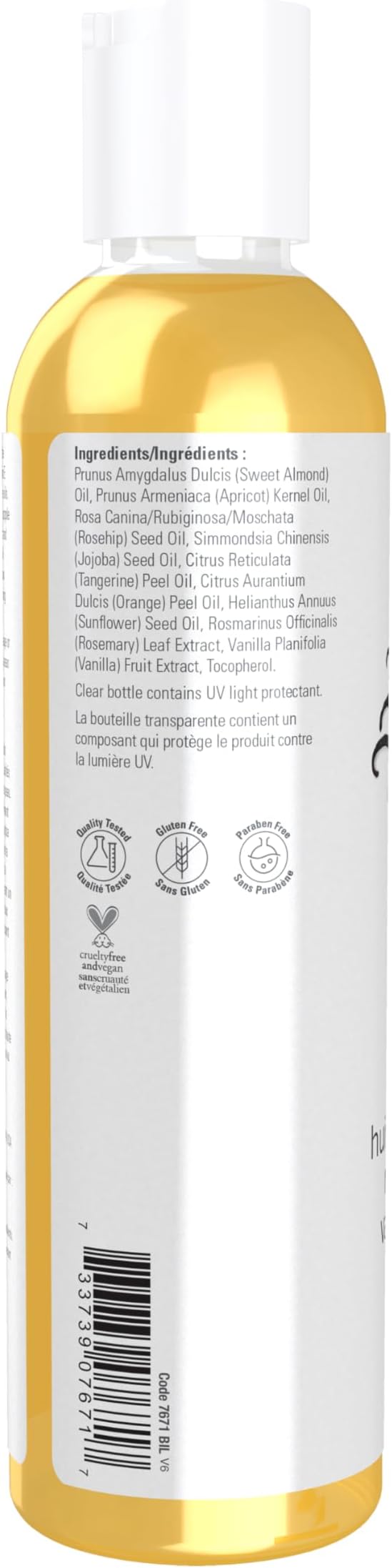 NOW Solutions, Refreshing Vanilla Citrus Massage Oil, Skin Rejuvenating Blend - Image 3