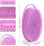 3 Pack Silicone Body Scrubber, Exfoliating Body Scrubber Fit - Image 3