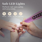 Professional Manicure Pedicure Kit Cordless Electric Nail File Set 6 Speed - Image 5