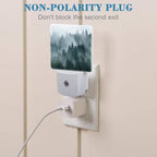 Night Light Plug into Wall Misty Fir Forest Night Light - Image 3