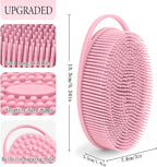 PQRUU 3 Pack Silicone Body Scrubber, Exfoliating Soft Loofah, Scrubber Fit - Image 3