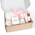 Natural Amor Spa Gift Set with Blanket 7 PCs– Handmade Bath & Body Self-Care by NATURALAMORLOSANGELES