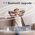 Sleep Mask Bluetooth 5.4 Headphones Soft Wireless Headband Eye Mask Blackout - Image 5