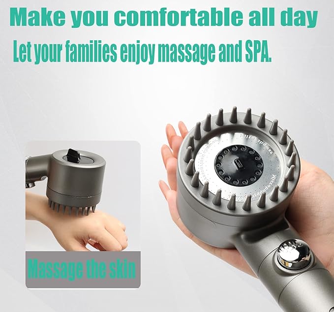 Shower Head with Handheld, Shower Heads High Pressure, High Flow Even with Low - Image 6