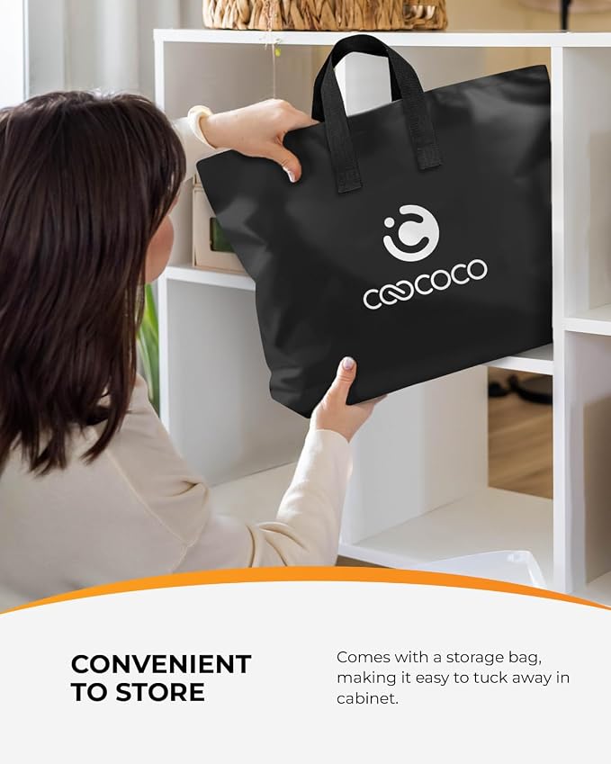 CooCoCo Back Massager with Heat, 8 Vibrating Motors Back Massager - Image 6