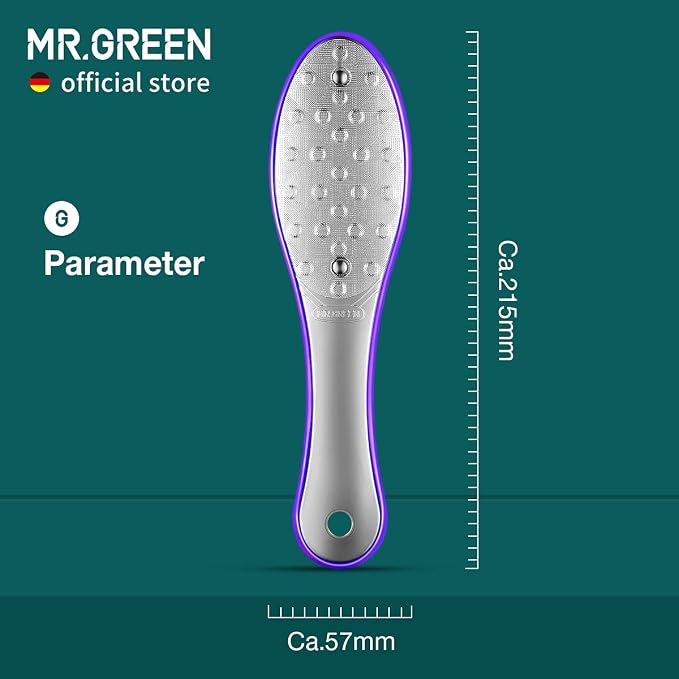 MR.GREEN Foot File Double Sided Pedicure Foot Care Tools Professional Callus - Image 7