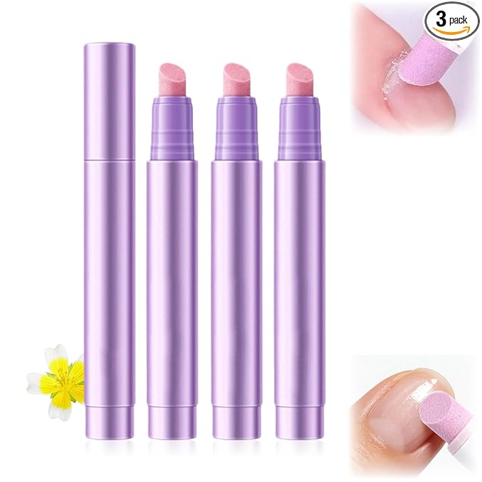 3Pcs Cuticle Oil Pusher Pen Set, 2-in-1 Ceramic Cuticle Pushers Pusher & Oil Pen by Unknown