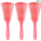 Detangling Brush for Afro American/African Hair Textured 3a to 4c, Kinky by Unknown