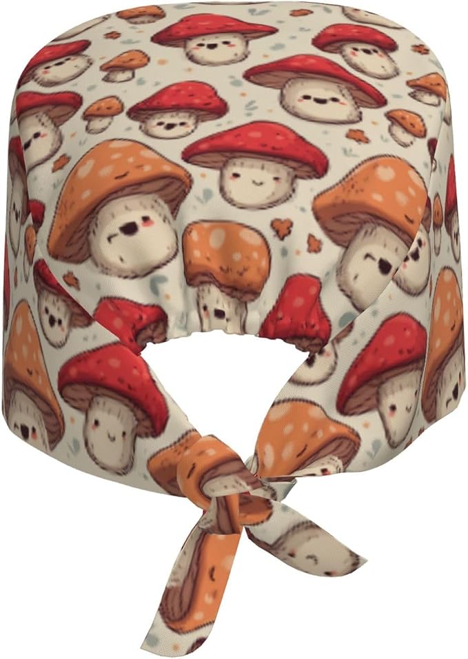 Alligator Ice Cream Working Cap, Scrub Cap - Image 2