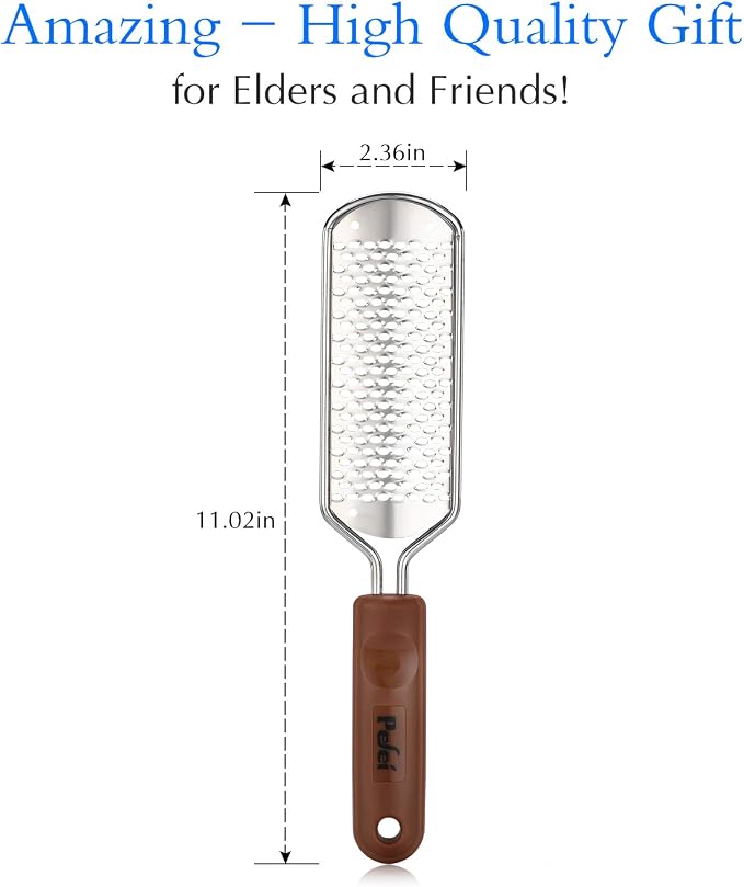 Professional Pedicure Foot File, Colossal Stainless Steel Detachable Foot - Image 7