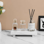 zoocatia Small Wood Tray Pedestal Stand Farmhouse Bathroom Decor Decorative - Image 3